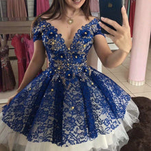 Load image into Gallery viewer, lace prom dresses 2021 off the shoulder crystal vintage evening dresses party dresses