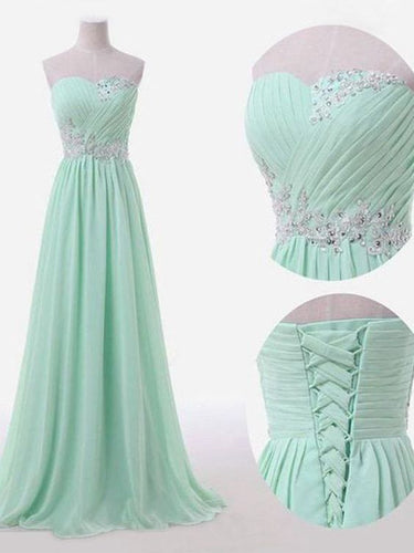 mint bridesmaid dresses 2021 sweetheart neckline pleats lace appliques beaded floor length long wedding party dresses