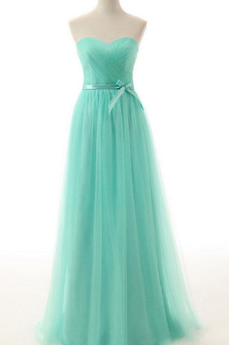 mint green bridesmaid dresses 2021 sweetheart neckline pleats a line tulle floor length maid of honor dresses wedding party dresses