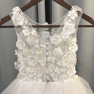 Communion Dresses 2020 Lace Cheap Flower Girl Dress for Weddings Vestido Primera Comunion Pageant Little Girl Dresses
