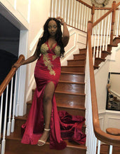 Load image into Gallery viewer, 2020 Black Girls Prom Dresses Mermaid Formal Holidays Graduation Wear Party Gowns Plus Size Custom Made
