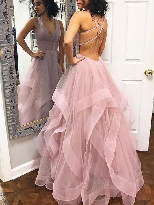 pink prom dresses 2021 sweetheart neckline ball gown ruffle floor length evening dresses gowns