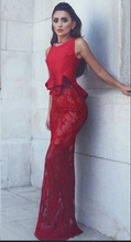 Load image into Gallery viewer, Red Evening Dress, Mermaid Evening Dress, Long Evening Dress, Lace Evening Dress, Elegant Evening Dress, Cheap Evening Dress, Evening Dresses , Women Formal Dresses, Sexy Formal Dress